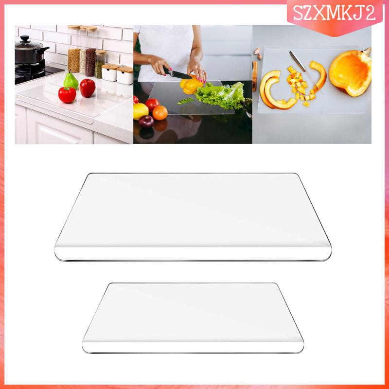 [szxmkj2] Thớt Cắt Tráng Miệng Trong Suốt Cỡ Lớn