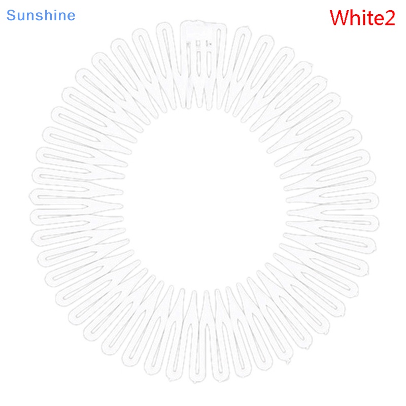 Lược Cài Tóc Co Giãn Bằng Nhựa Đính Đá Thời Trang Dành Cho Nữ