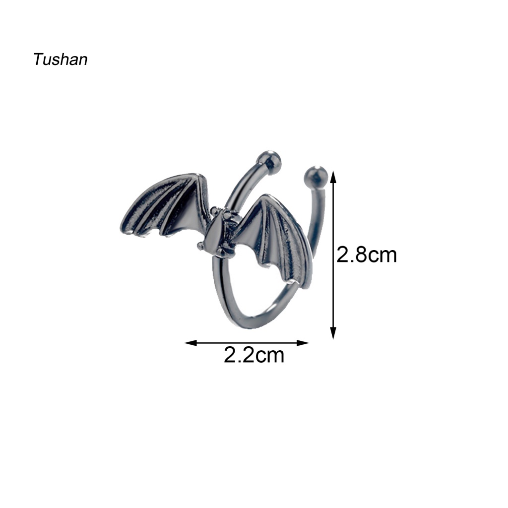 Khuyên Kẹp Vành Tai Hình Dơi Thời Trang Cá Tính Dành Cho Nữ