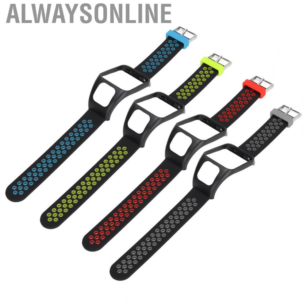 Alwaysonline Wrist Watch Strap  Breathable Band for TOMTOM Runner3