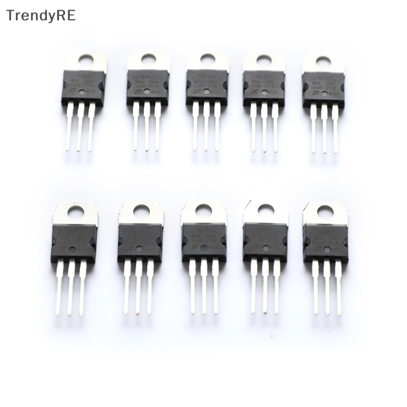 Set 10 Bộ Điều Chỉnh Điện Áp L7805CV L7805 7805 IC 5V 1.5A TO-220 Chuyên Dụng