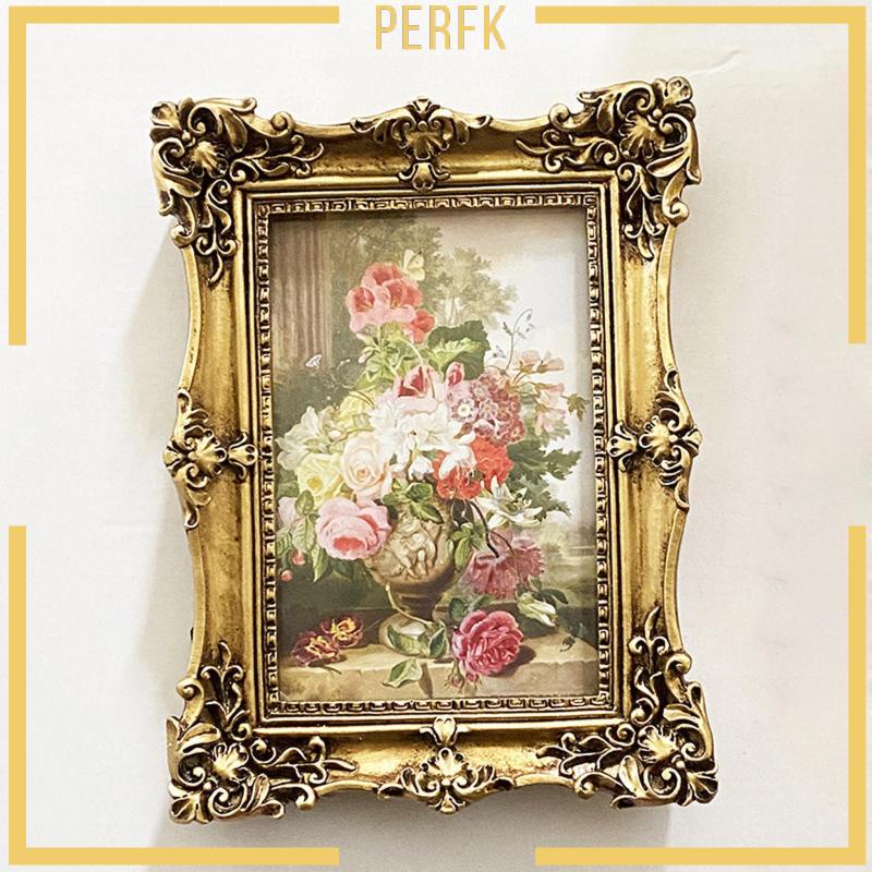 Khung Ảnh Chạm Khắc Trang Trí Nhà Cửa Phong Cách Cổ Điển