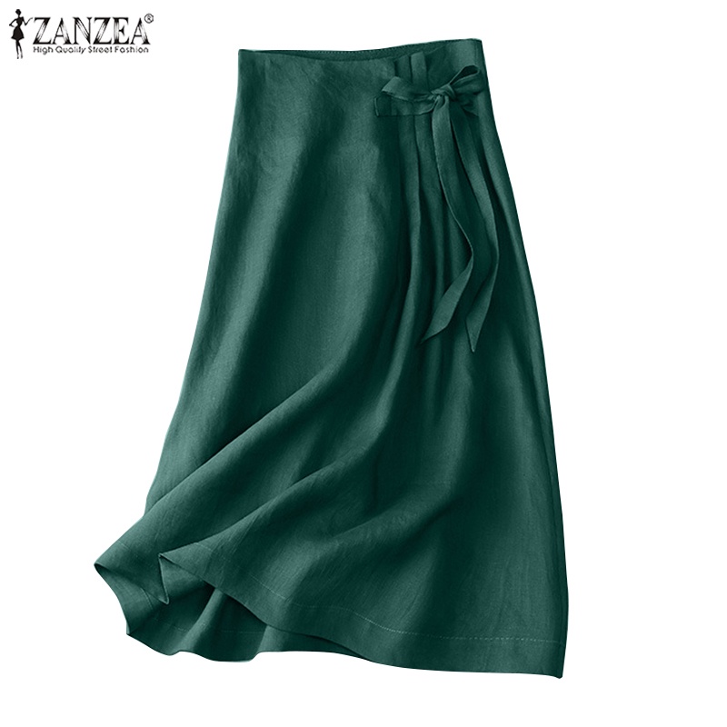 Chân váy ZANZEA xếp li phong cách Hàn Quốc thanh lịch dành cho nữ