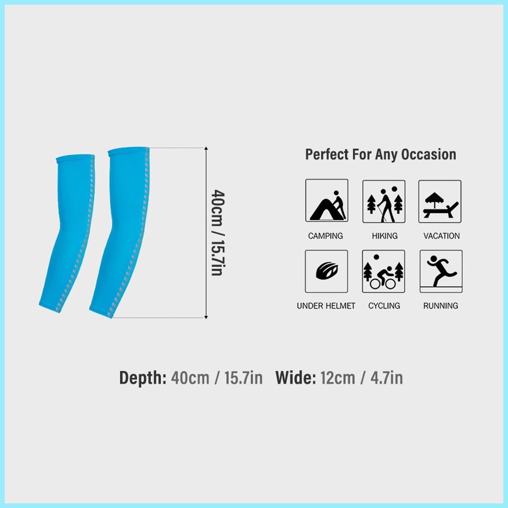 Ống Tay Áo Chống Nắng UPF 50 Bảo Vệ Cánh Tay Khi Lái Xe / Làm Vườn