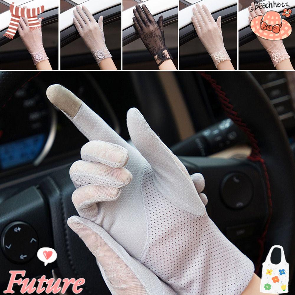 Đôi Găng Tay Chống Nắng Tia UV Mỏng Có Thể Chạm Màn Hình Cảm Ứ