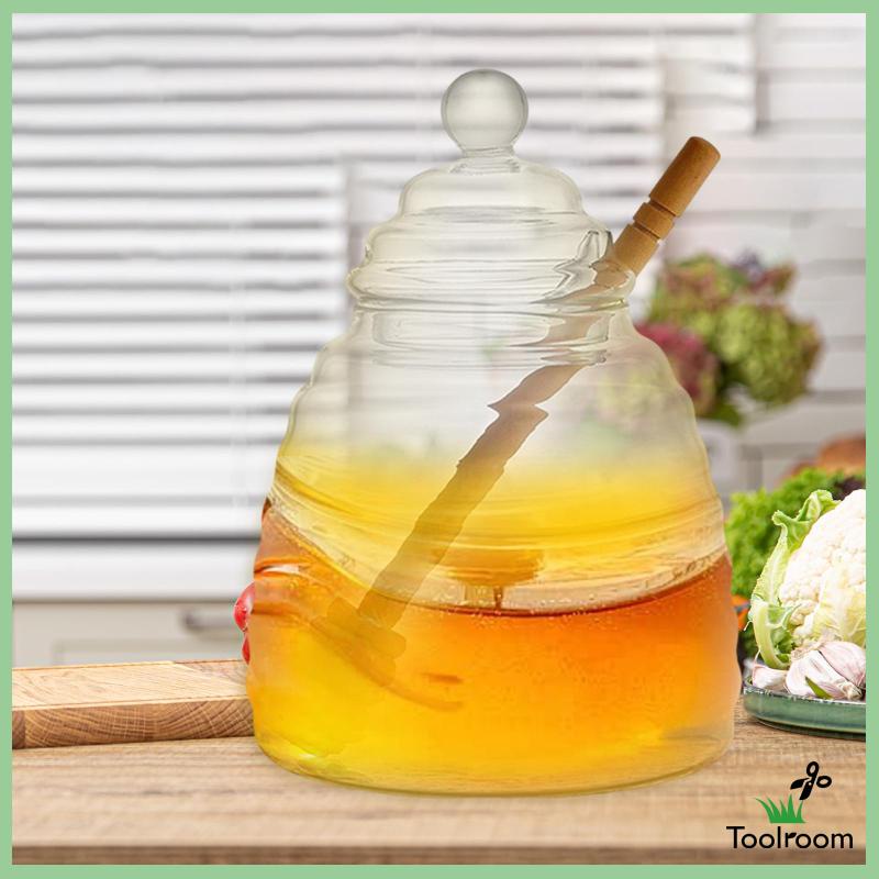 Hũ Đựng Mật Ong / Thực Phẩm Có Nắp Đậy Tiện Dụng Cho Nhà Bếp