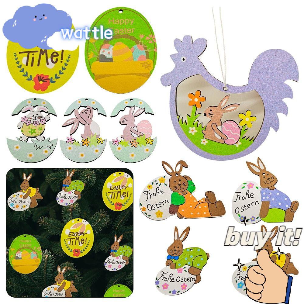 Phụ Kiện Treo Trang Trí Nhà Cửa Hình Thỏ Phục Sinh DIY