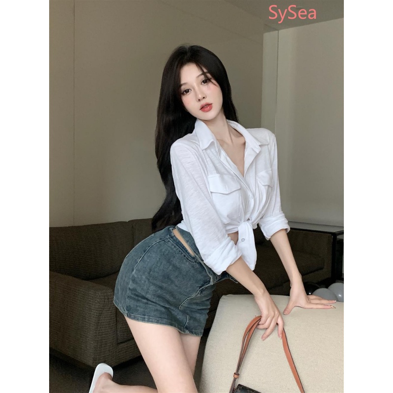 Áo Thun Polo Dáng Ôm Thời Trang Mùa Hè Quyến Rũ Cho Nữ