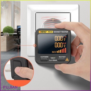 Multifunction Socket Tester Outlet Rcd Gfci Test & Bside Voltage Detector Home Essentials [B/10]