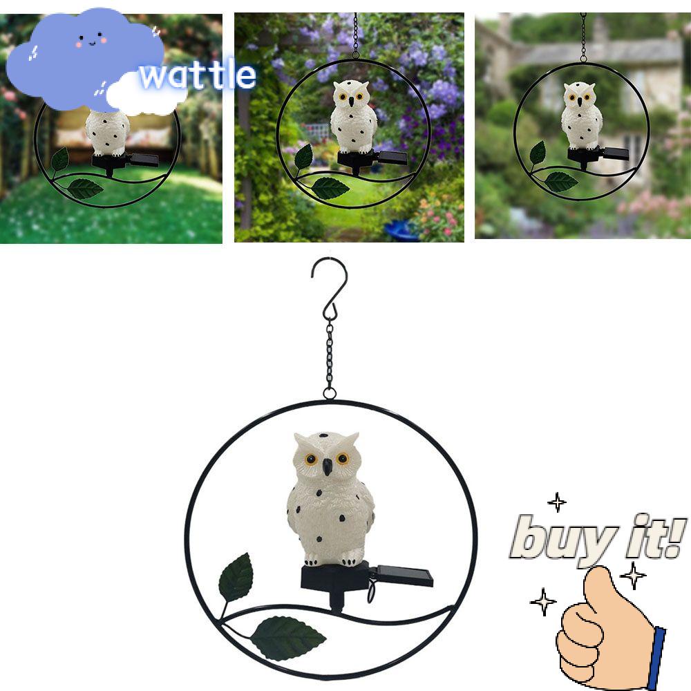 Đèn Treo Trang Trí Hình Chim Cú Bằng Nhựa Resin Chống Thấm Nước