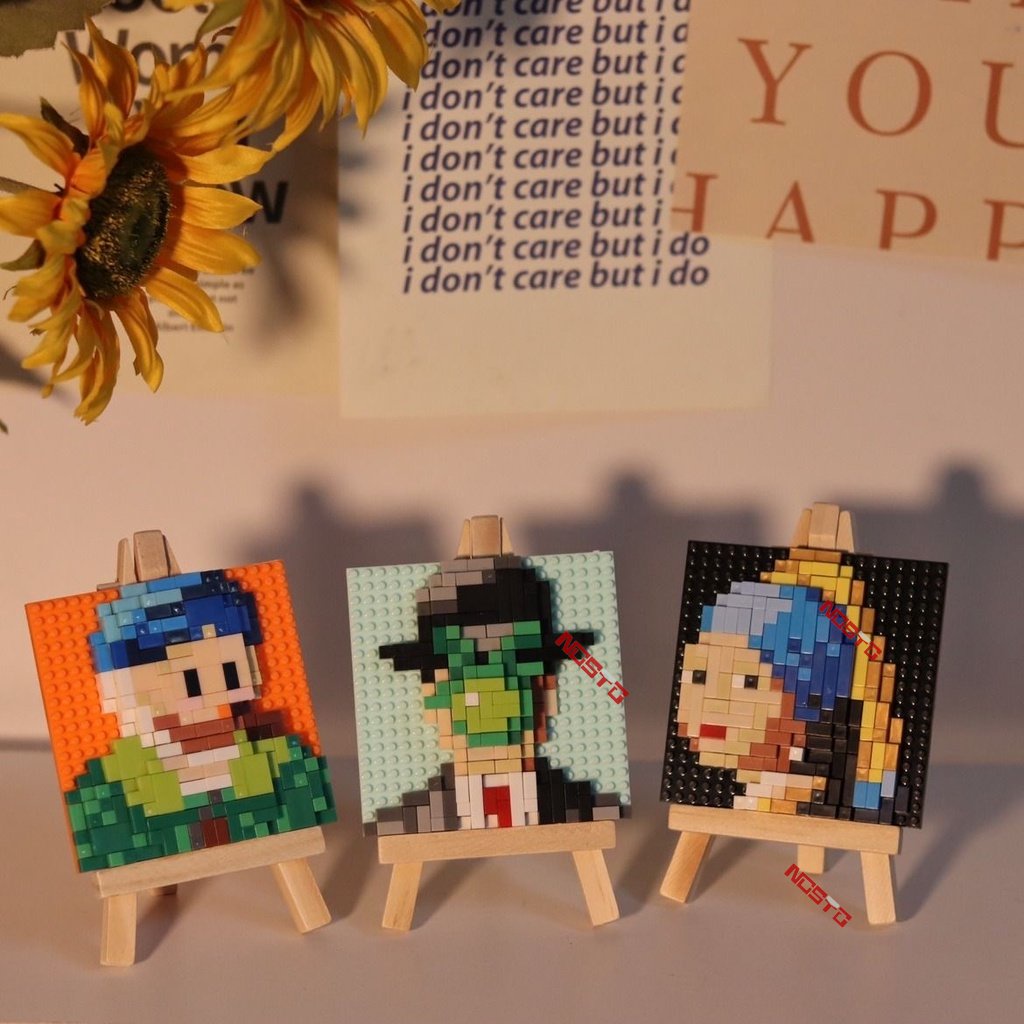 Bộ Đồ Chơi Lắp Ráp Tranh Sơn Dầu Van Gogh Sáng Tạo