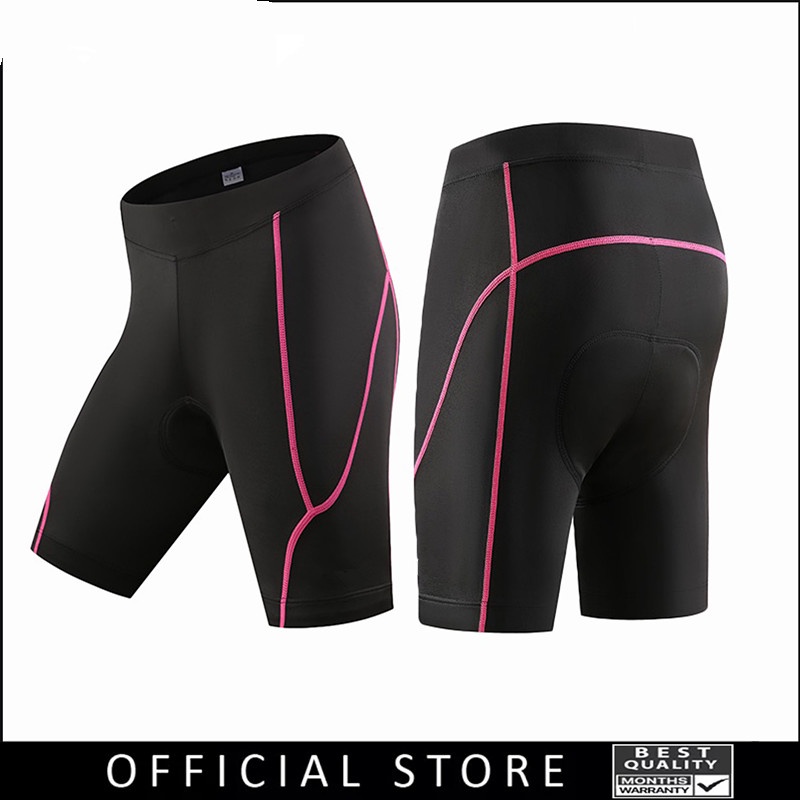 Mới Quần Short Đạp Xe Có Đệm Gel Phản Quang 4 Màu Cho Nữ