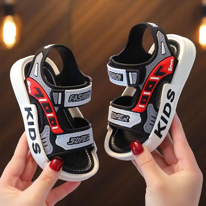 Xăng đan Đế Mềm Chống Trượt Chống Thấm Nước Thời Trang Đi Biển Mùa Hè Cho Bé