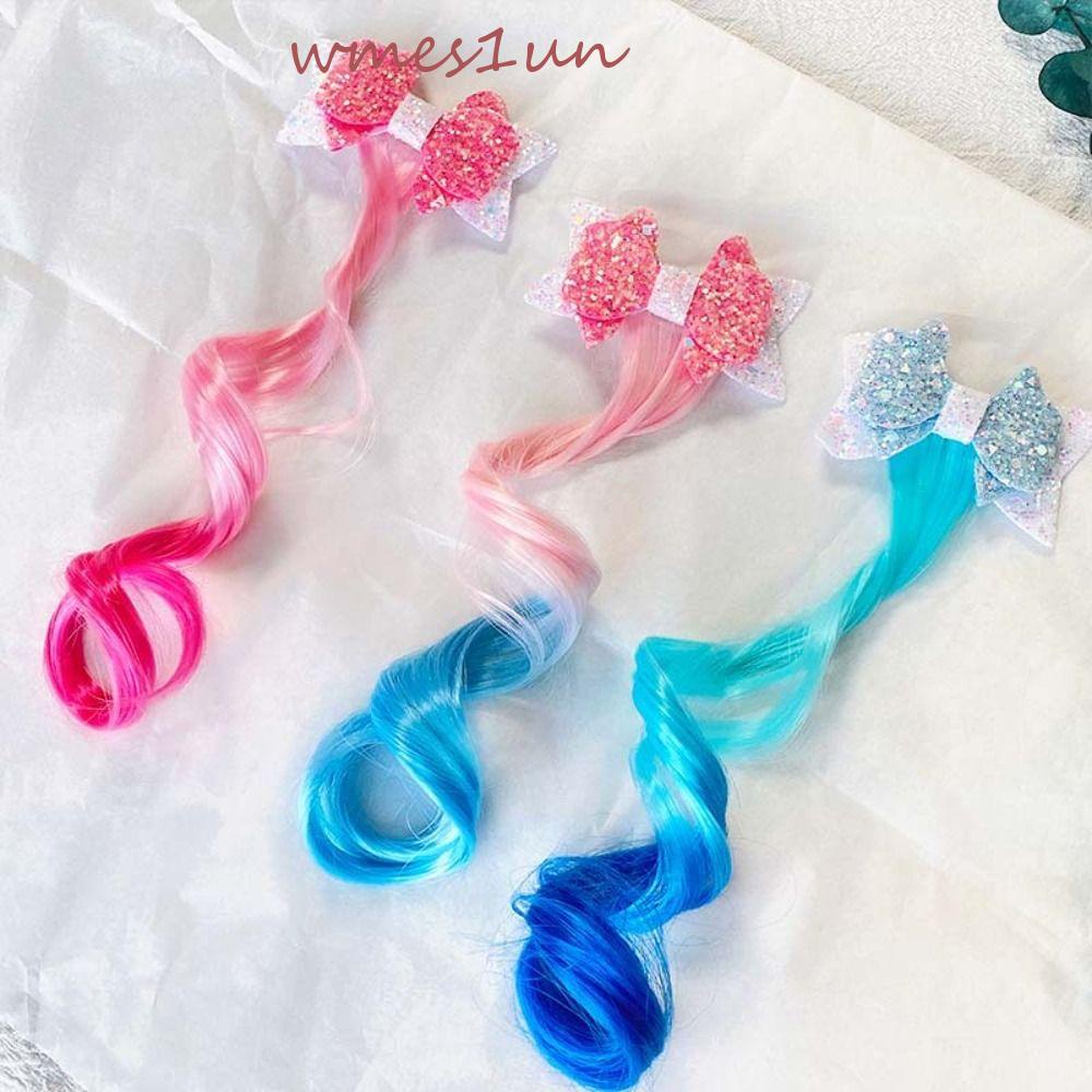 Tóc Giả Đuôi Ngựa 15H Nhiều Màu Sắc Chất Lượng Cao Dành Cho Bé Gái