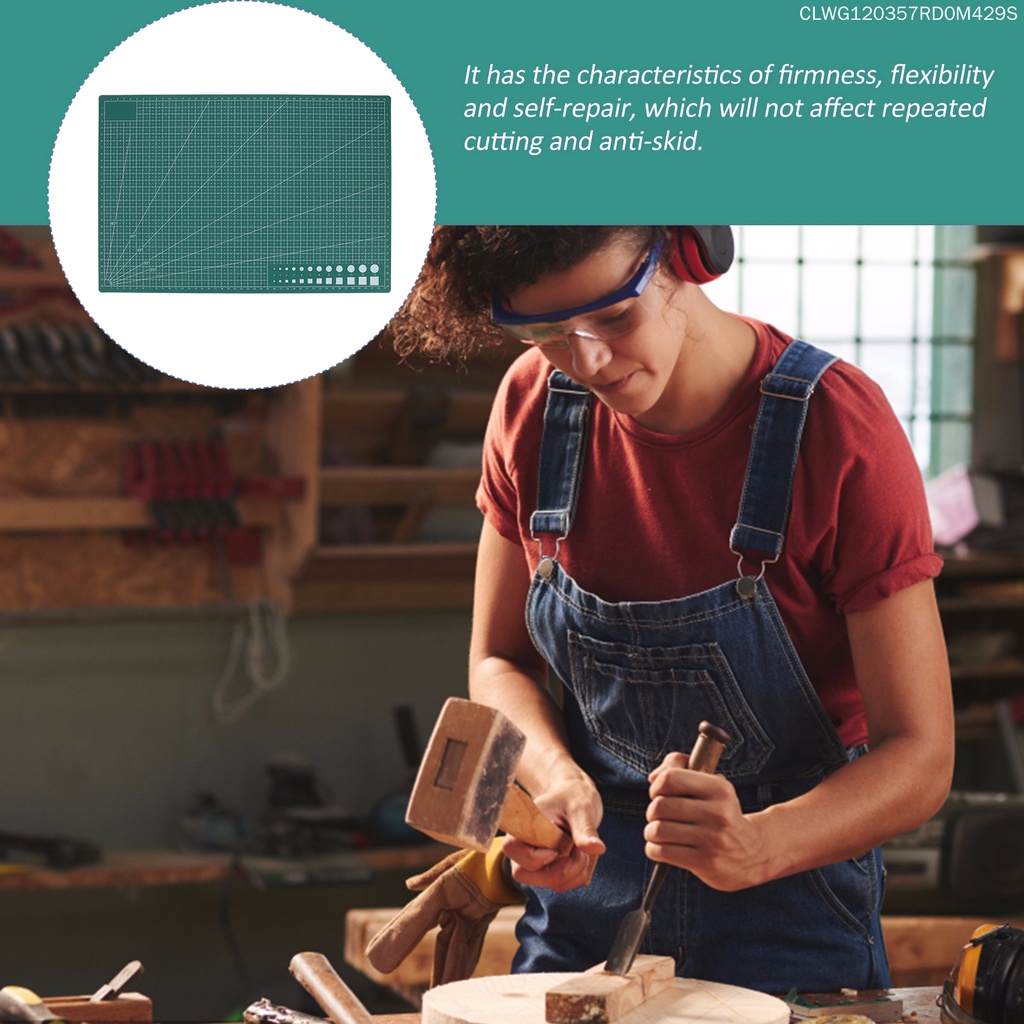 Tấm Lót Cắt Bằng PVC Hai Mặt Có Thể Xoay Tiện Dụng