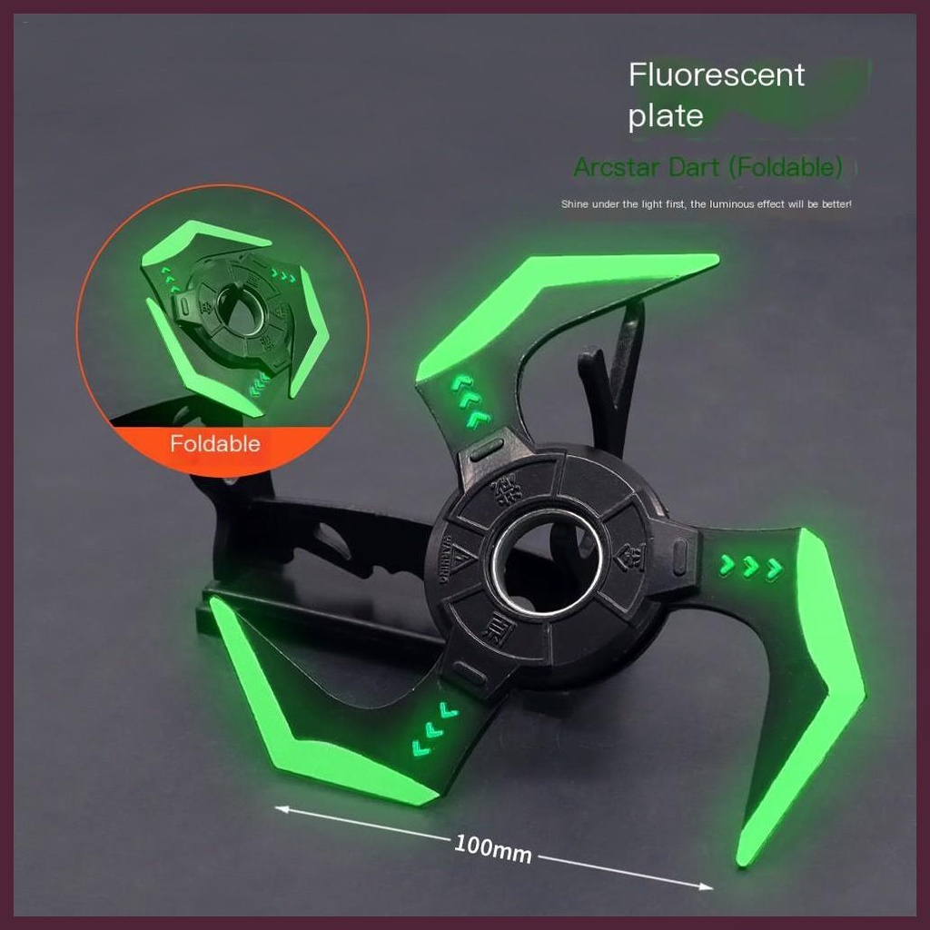 Đồ Chơi Đồ trang trí Phi Tiêu Gấp Gọn Bằng Hợp Kim APEX Legends Arc Hình Học Không Gỉ Phù Hợp Cho Gemvn