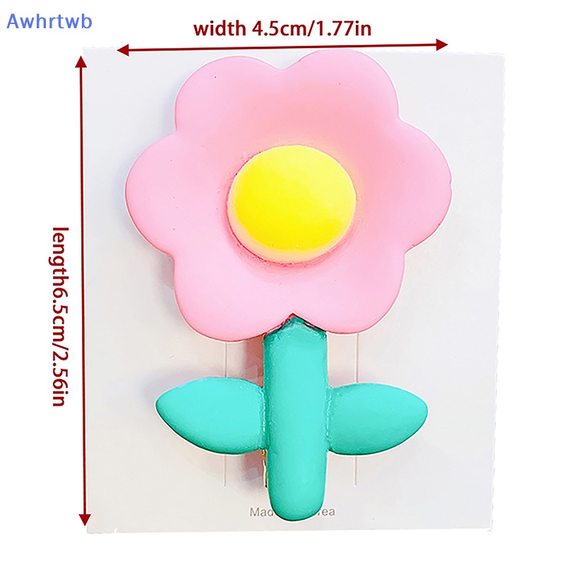 Kẹp Tóc Hình Bông Hoa Màu Kẹo Dễ Thương Thời Trang Mùa Hè Cho Bạn Gái Mới