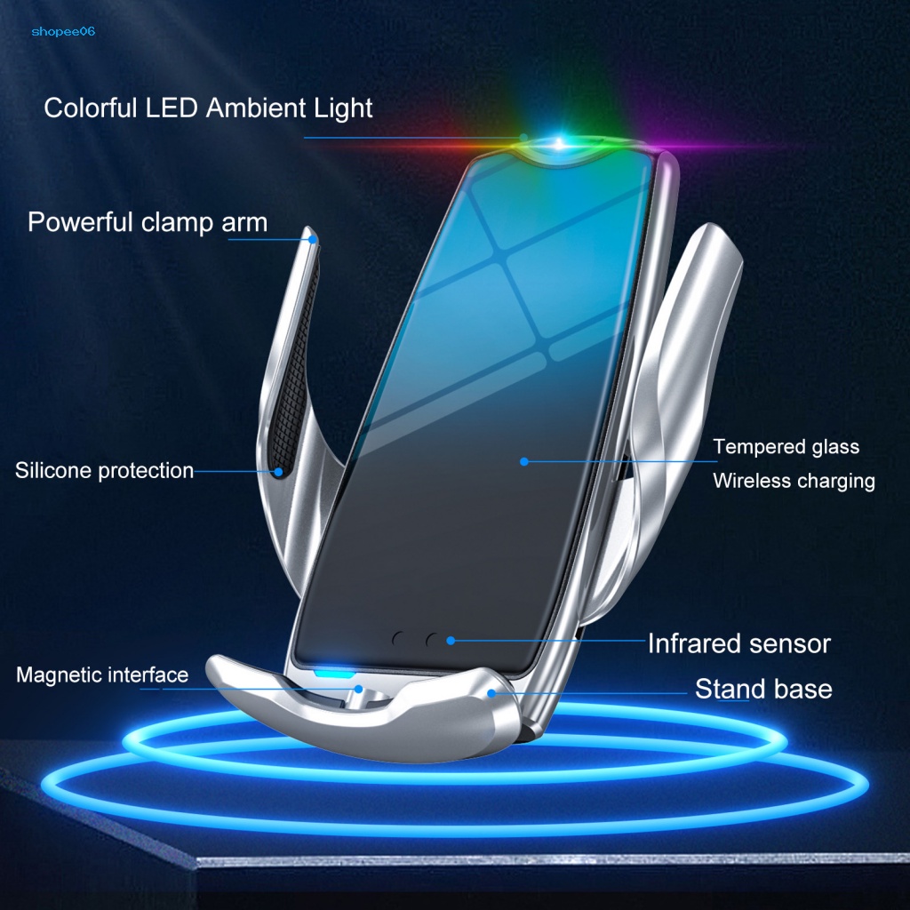 Bộ Sạc Điện Thoại PEMG C1 15W Cảm Ứng Tự Động Gắn Lỗ Thông Gió Xe Hơi
