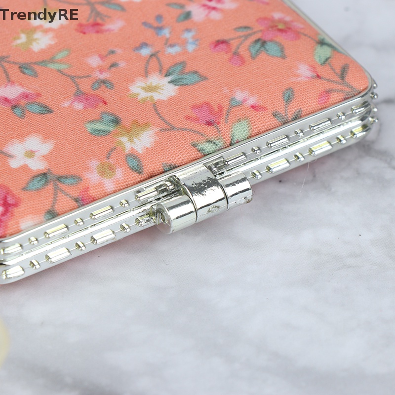 Gương Trang Điểm Hai Mặt Mini Dạng Gập Phong Cách Vintage Hợp Thời Trang