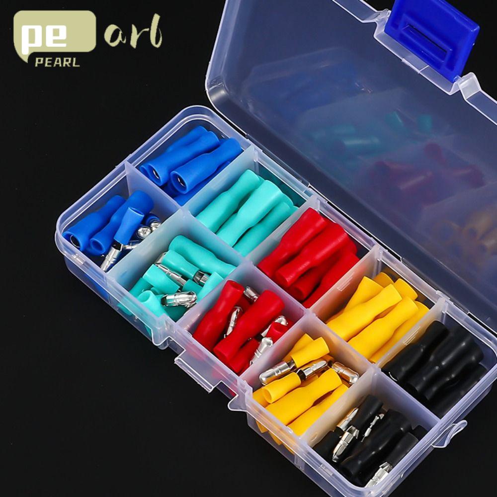 .Hộp 100 Đầu Nối Dây Điện Male &amp; Female