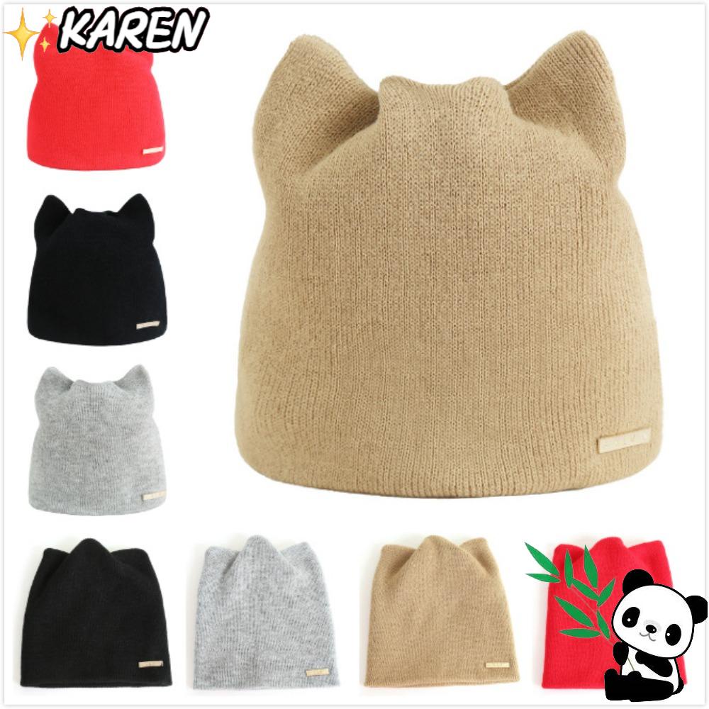 Mũ Len Beanie Mùa Đông Dễ Thương