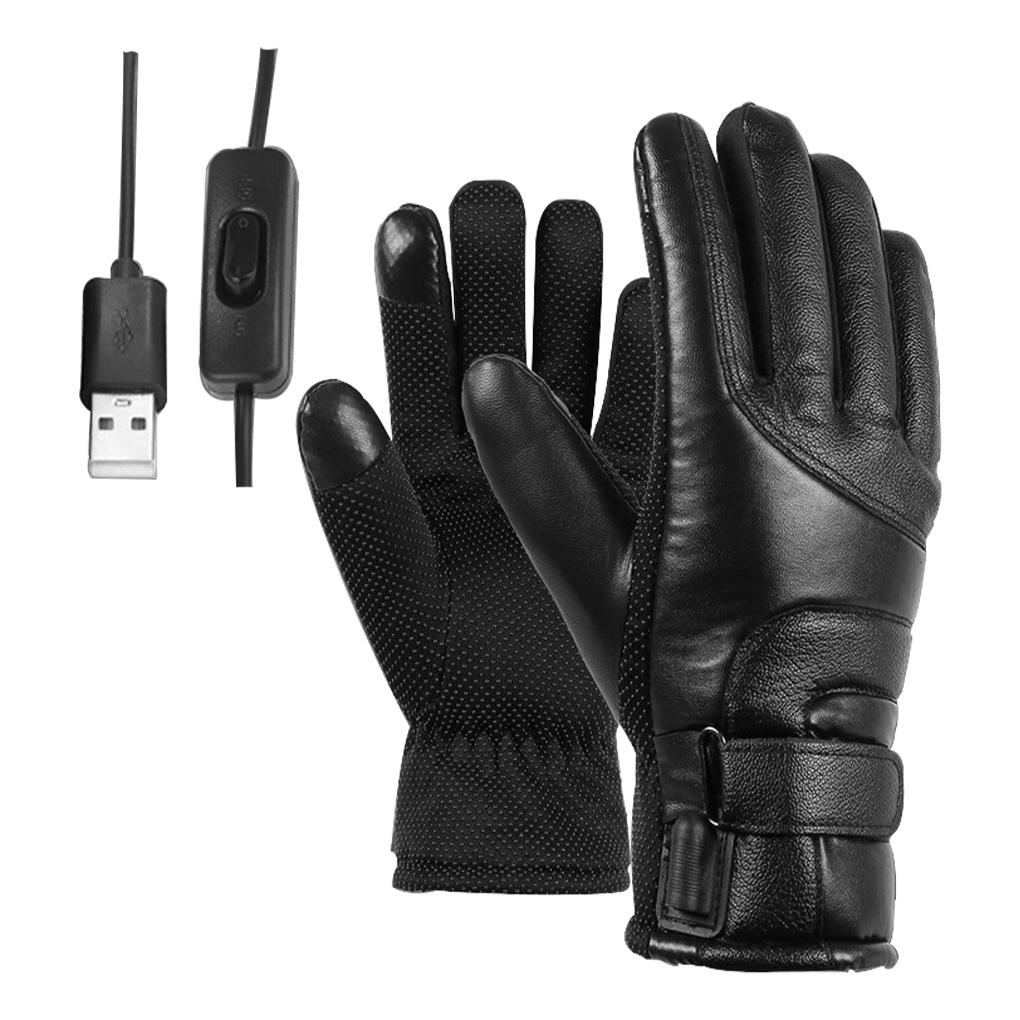 1 Đôi Găng Tay Sưởi Ấm Chống Thấm Nước Có Thể Điều Chỉnh Dùng Khi Cắm Trại