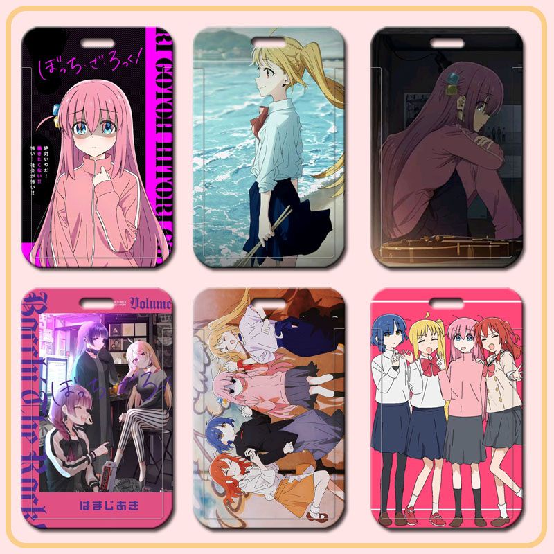 Anime BOCCHI THE ROCK! Ví Đựng Thẻ Xe Buýt Dành Cho Bé Gái Giá Đỡ