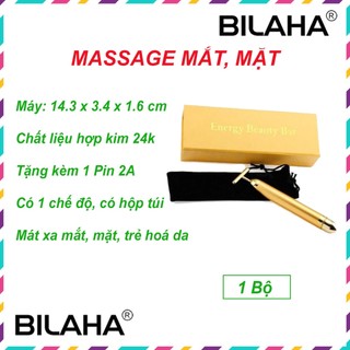 Cây lăn mặt giảm nếp nhăn chống bọng mắt giảm thâm quầng - Máy massage mặt Energy Beauty Bar - B0008