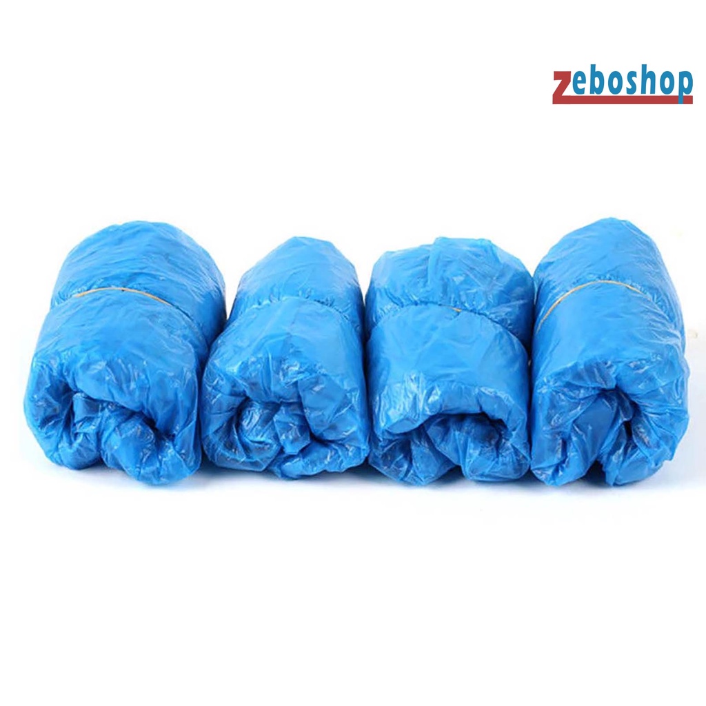 Zeboshop 200 Vỏ Bọc Giày Đi Mưa Chống Nước Dùng Một Lần Co Giãn