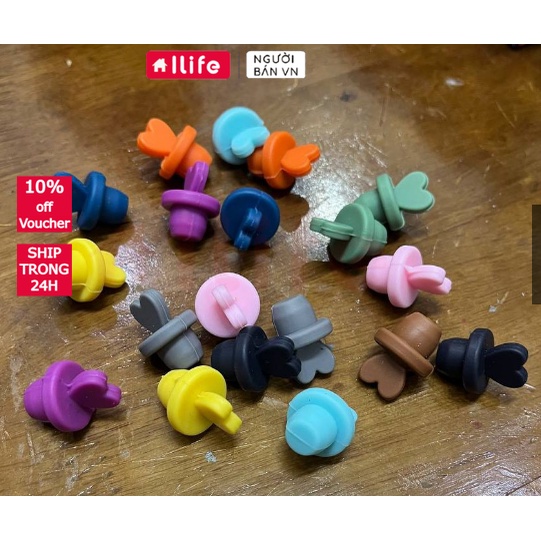 ILIFE Nút Cao Su Chống Tràn Nước Màu Ngẫu Nhiên Cho Bình Giữ Nhiệt Bình Lotso 750ml