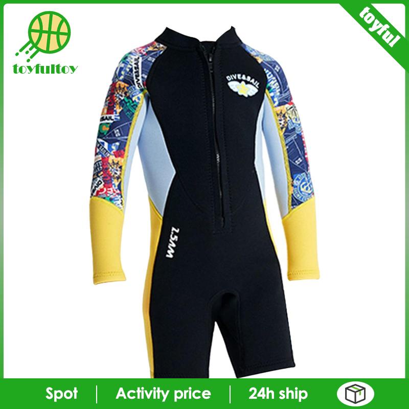 Bộ Đồ Bơi / Lướt Ván / Chèo Thuyền Dày 2.5mm Chất Liệu Cao Su Tổng Hợp Giữ Nhiệt Cho Bé