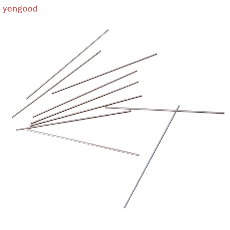 Set 10 Trục Bánh Răng Kim Loại 2 * 100mm Đường Kính 2mm Tự Làm Đồ Chơi Xe Hơi