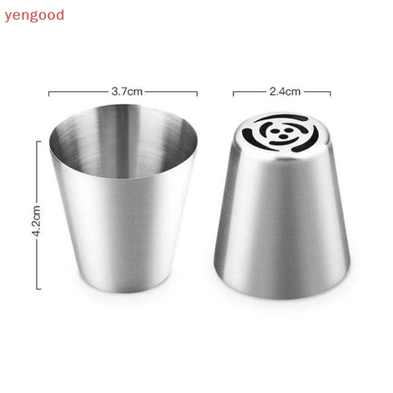 Bộ 6 Đuôi Bắt Bông Kem Bằng Thép Không Gỉ Chất Lượng Cao