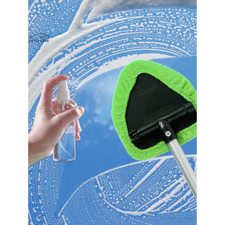 Bộ Dụng Cụ Vệ Sinh Kính Chắn Gió Nối Dài 18.5inch Kèm 5 Miếng Đệm Có Thể Giặt Và Tái Sử° Đầu Xoay Chuyên Dụng Cho SUV Shopcyc80533