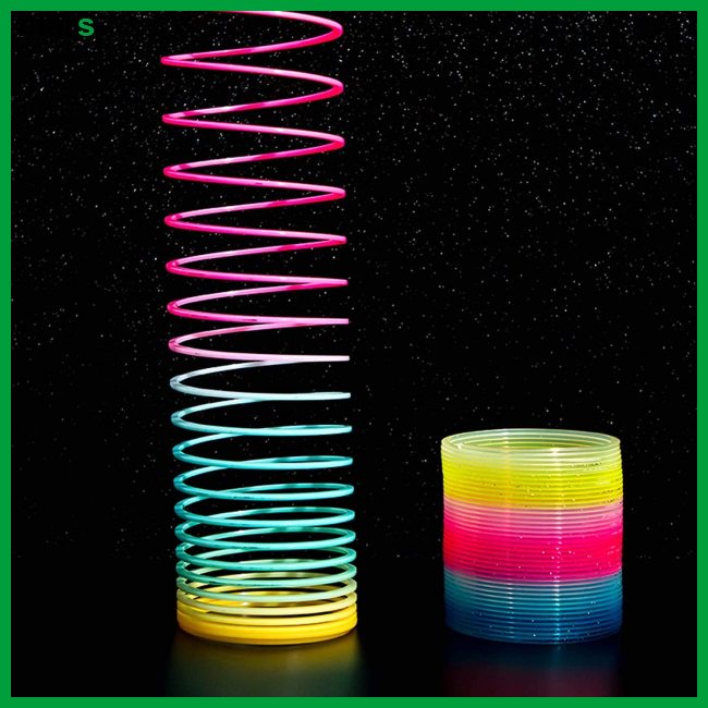 Vòng Lò Xo Ma Thuật Đầy Màu Sắc Phù Hợp Với Bé Trai Và Bé Gái Tập Hợp Cho Mùa Xuân