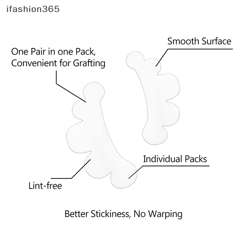 Set 50 Cặp Miếng Dán Dưới Mắt Hình Đám Mây Dùng Nối Mi ifashion365