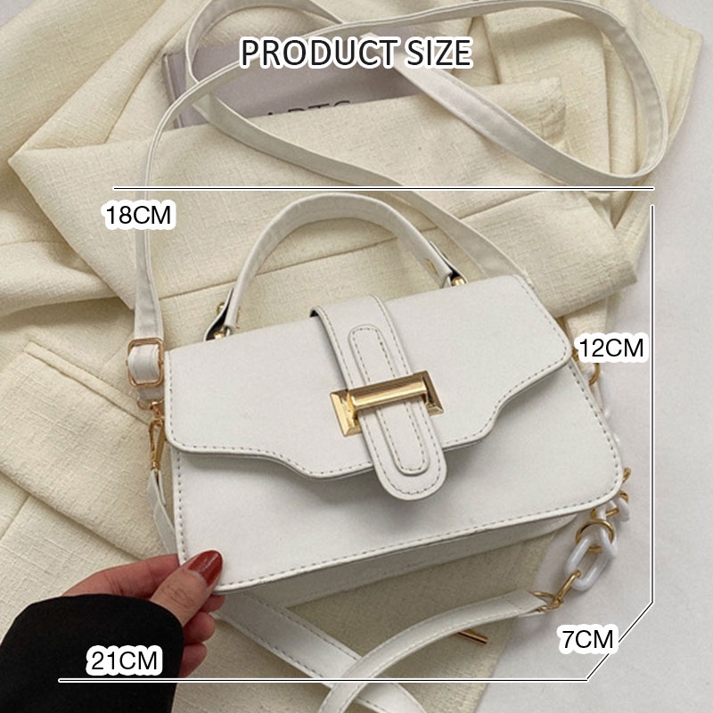 MOUSSON Túi Xách Đeo Chéo Thiết Kế Đơn Giản Phong Cách retro Cho Nữ