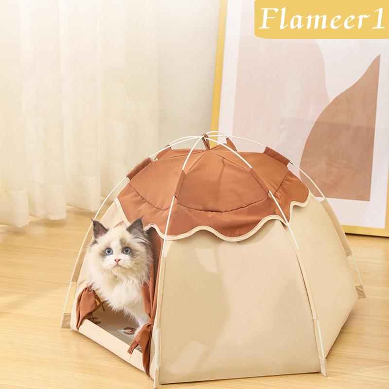 Lều Ngủ Bốn Mùa Thoáng Khí Thoải Mái Di Động Cho Thú Cưng Flameameer1