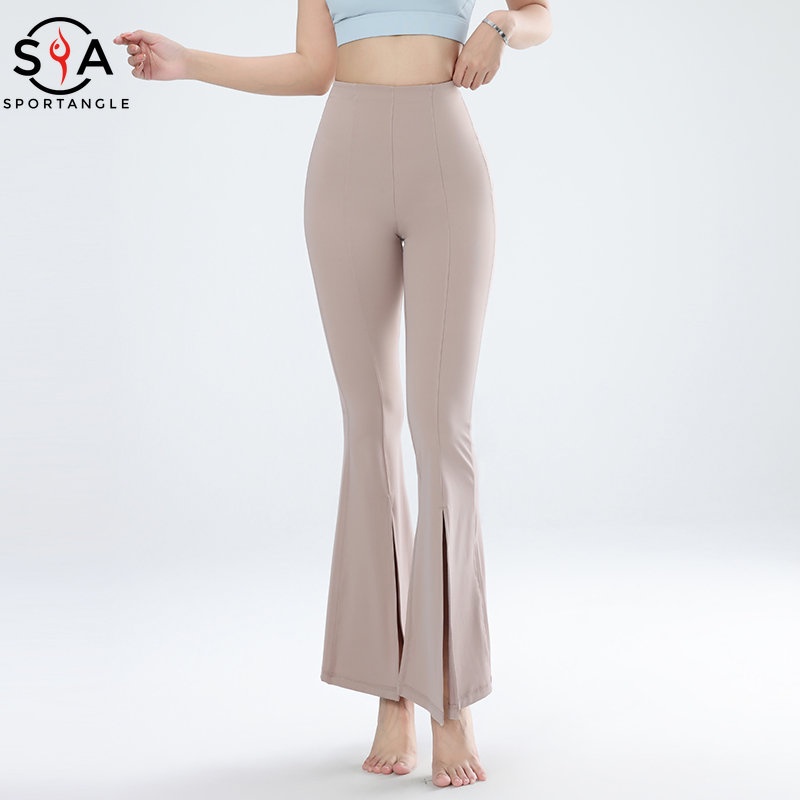 Quần Dài Thể Thao Lưng Cao Co Giãn Tốt Thích Hợp Chạy Bộ / Tập Yoga Cho Nữ