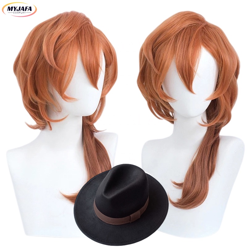 Tóc Giả Bằng Sợi Tổng Hợp Chịu Nhiệt Hóa Trang Nhân Vật Bungo Stray Dogs Chuya Nakahara Chuuya