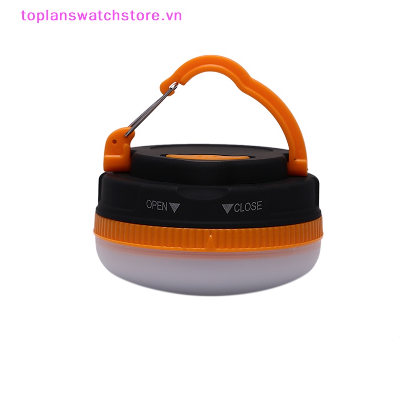 Đèn LED Cắm Trại / Câu Cá / Leo Núi Thiết Kế Nhỏ Gọn Kèm Sạc USB Tiện Dụng