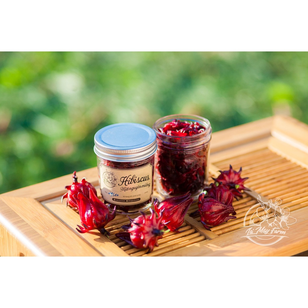 Trà Hibiscus, Mứt Hibiscus, Siro Hibiscus - Lá Mây Farm