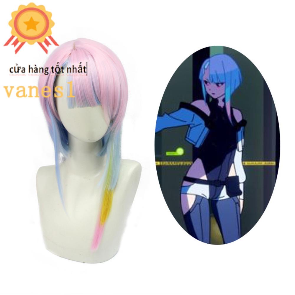 Tóc Giả Nhuộm Màu Gradient Bằng Sợi Tổng Hợp Chất Lượng Cao Hóa Trang VANES1 Lucy