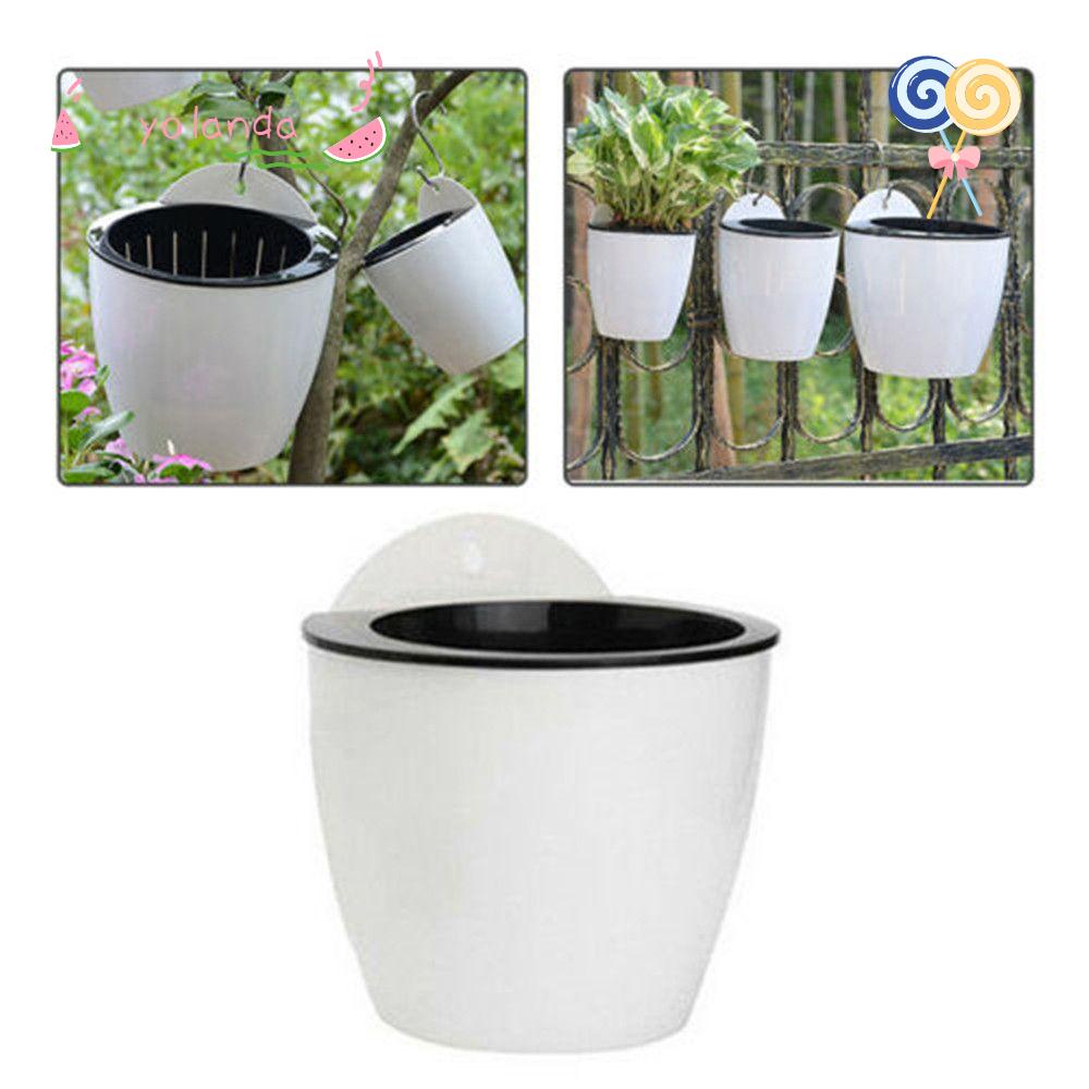 Chậu Hoa Tự Tưới Nước Xếp Chồng Độ Bền Cao Sáng Tạo Cho Sân Vườn