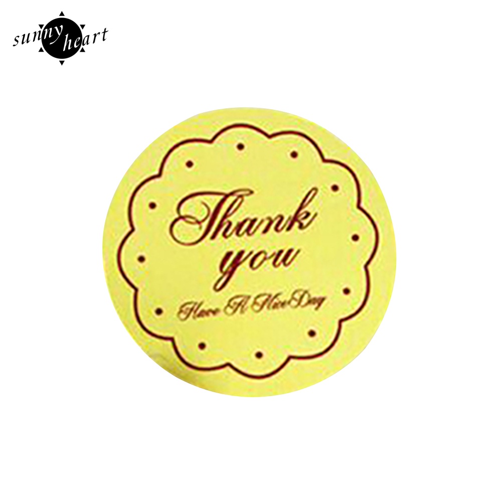 Set 5 Tấm Nhãn Dán Trang Trí In Chữ Thank You Dành Cho Trẻ Em
