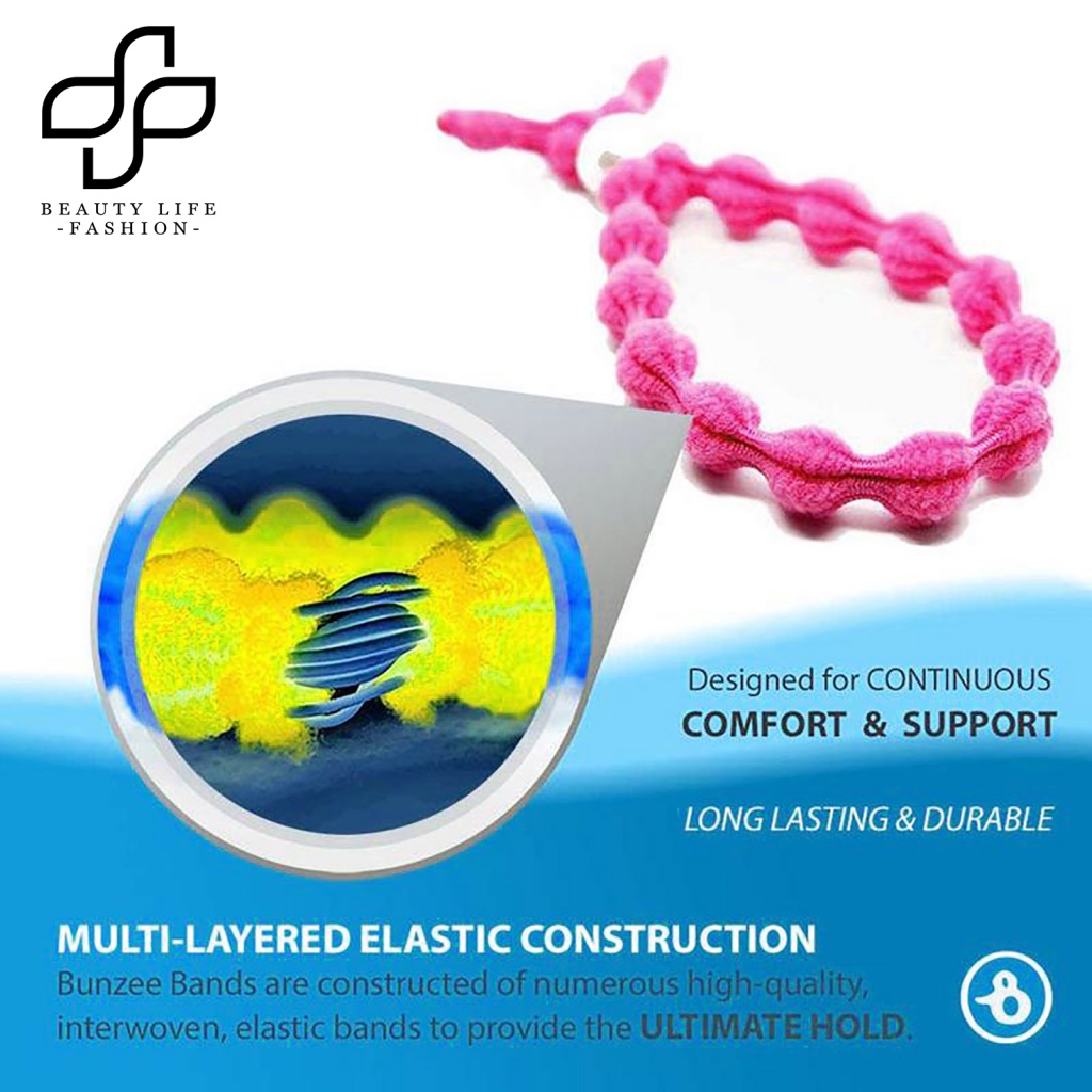 Dây Cột Tóc Đuôi Ngựa Màu Trơn Tùy Chỉnh Độ Dài Thời Trang Cho Nữ