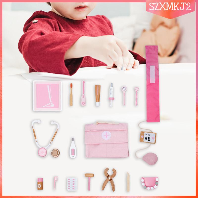 Set 18 Đồ Chơi Đóng Vai Bác Sĩ Cho Bé 3 4 5 6 Tuổi szxmkj2