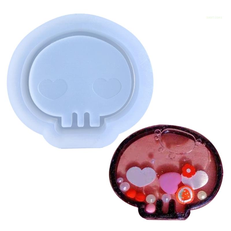Khuôn Silicone Làm Mặt Dây Chuyền Bằng Pha Lê Epoxy Độc Đáo DIY