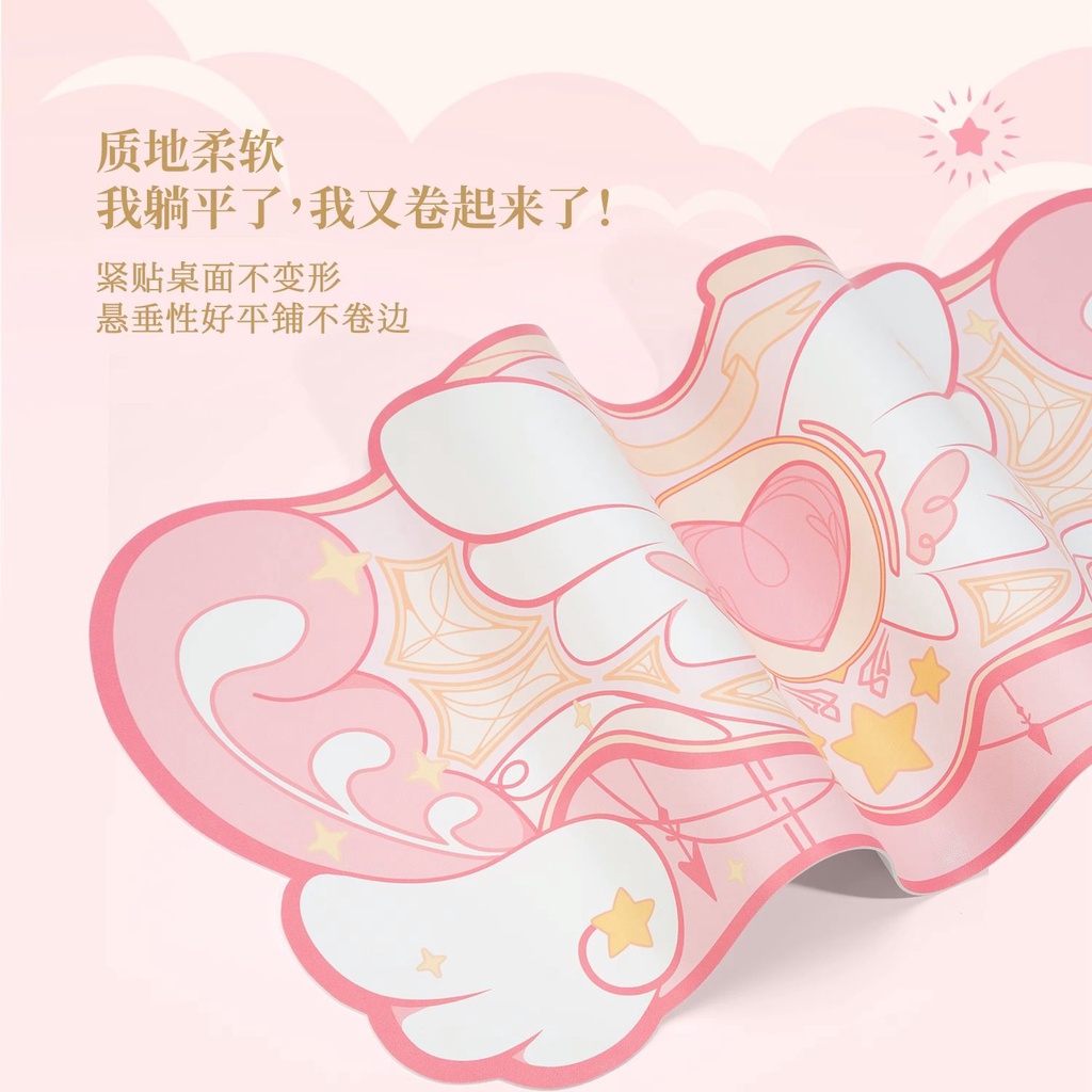 Tấm Lót Chuột Máy Tính Chống Trượt Chống Bẩn In Hình Hoạt Hình Dễ Thương