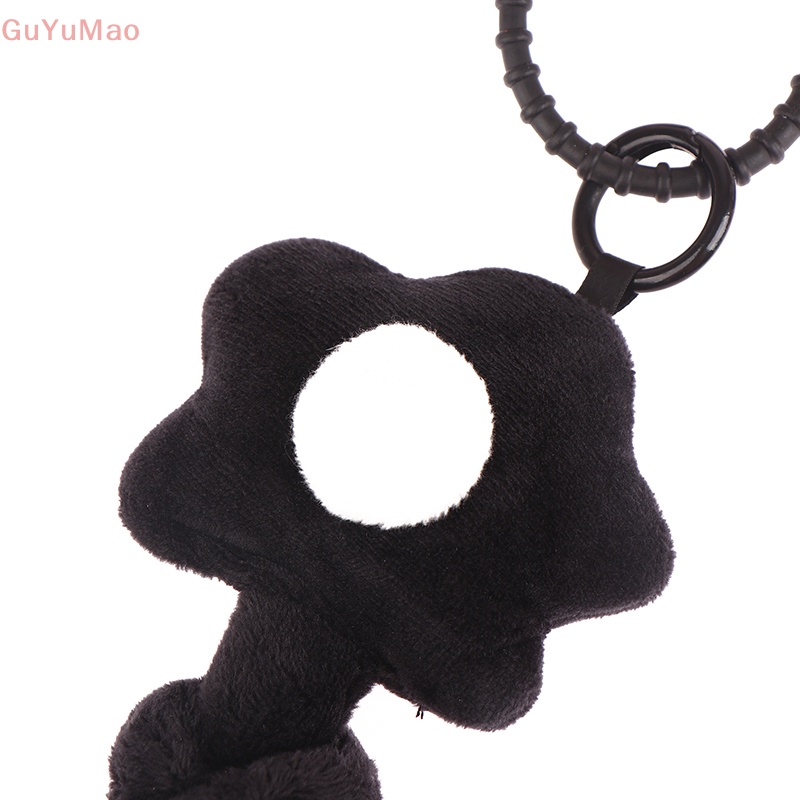 [cxGUYU] Móc Khóa Túi Xách Vải Bông Mềm Mại Màu Đen Nhỏ Nhắn Tươi Tắn Sáng Tạo Cho Nữ PRTA